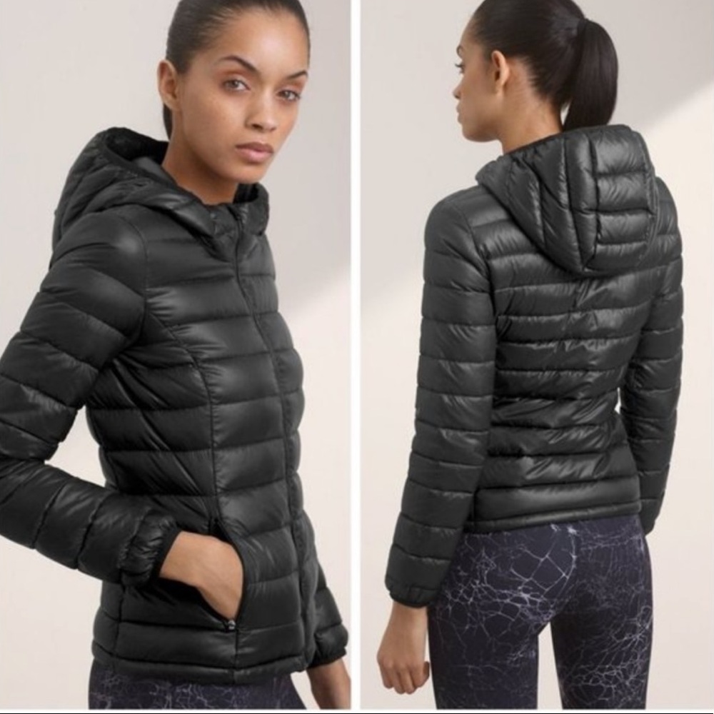 Aritzia Parklife Black Buffer Coat